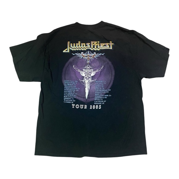 Judas Priest Angel of Retribution Tour 2005 band Tee shirt 🤘🏻 SZ XL - Picture 2 of 3